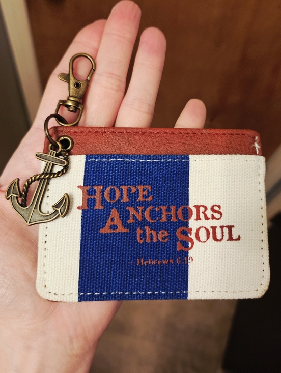 Accessories - Hope Anchors The Soul Card Holder